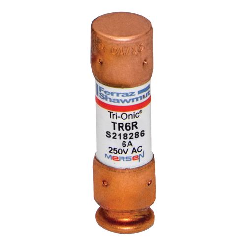TR6R - Fuse Tri-Onic® 250V 6A Time-Delay Class RK5 TR Series